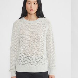 Aritzia Light Gray Crew Neck Sweater